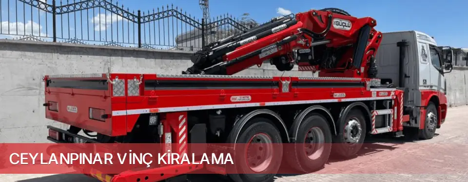 Ceylanpınar İlçemi Vinç Kiralama